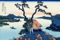 lake suwa in the shinano province Katsushika Hokusai Japanese